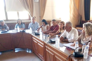 Από τη χθεσινή σύσκεψη στη Λότζια