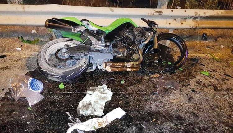 Τροχαίο σοκ σημειώθηκε προχθές τη νύχτα στον δρόμο της Σταλίδας με 50χρονο δικυκλιστή να ακρωτηριάζεται