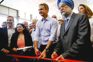 Στα εγκαίνια του ινδικού περιπτέρου στη ΔΕΘ μίλησε για το αεροδρόμιο Καστελλίου ο κ. Μητσοτάκης