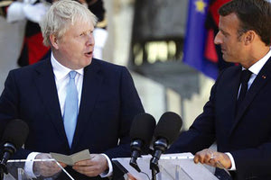 Μπόρις Τζόνσον - Εμανουέλ Μακρόν