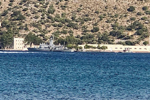 Στη ναυτική βάση της Λέρου