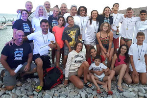 Η ομάδα του Ωρίωνα που συμμετείχε στα Καλυδώνια