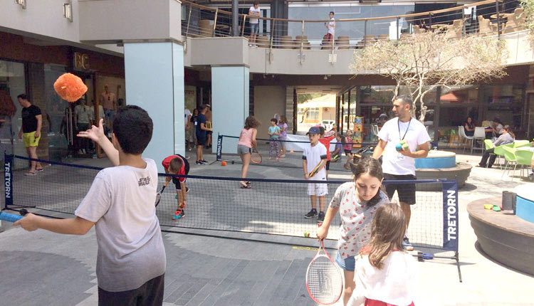 Street Tennis στο Talos Plaza.