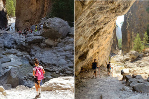 εκδρομή του Παγκρήτιου Ομίλου Φουσκωτών Σκαφών στον Ομαλό-Φαράγγι Σαμαριάς -Αγ. Ρουμέλη
