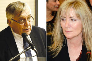 O αντεισαγγελέας του Αρείου Πάγου Ιωάννης Αγγελής και η Ελένη Τουλουπάκη