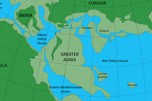 Η Αδρία είναι μια πραγματική χαμένη ήπειρος που είναι θαμμένη σε μεγάλο βαθμό κάτω από τη Νότια Ευρώπη και τη Μεσόγειο