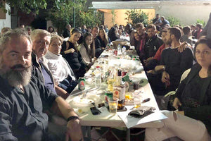 Η ομάδα βόλει του ΟΦΗ συμμετείχε σε κρητικό γλέντι, που έγινε στο χωριό Θραψανό.