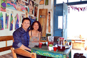 Η κα Καπελλάκη Κοντού με τον κ. Κουτσάκη