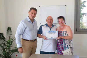 Φανατικοί επισκέπτες του δήμου Χερσονήσου βραβεύθηκαν από τον δήμαρχο