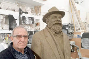 αποκαλυπτήρια  της προτομής του μεγάλου στιχουργού Μανόλη Ρασούλη.