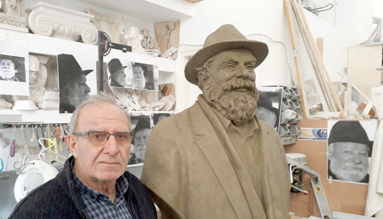 αποκαλυπτήρια της προτομής του μεγάλου στιχουργού Μανόλη Ρασούλη.