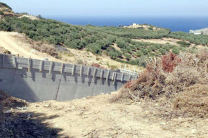 Στο έργο του κόμβου της Αγίας Πελαγίας