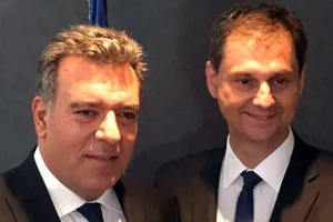 Οι κ.κ. Μάνος Κόνσολας και Χάρης Θεοχάρης