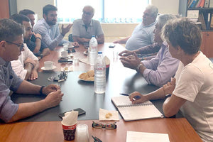 Σύσκεψη για τα Λινοπεράματα με τη συμμετοχή του δήμαρχου Μαλεβιζίου Μενέλαου Μποκέα