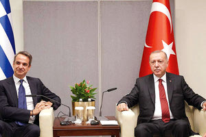 Η συνάντηση του πρωθυπουργού Κυριάκου Μητσοτάκη με τον πρόεδρο Ρετζέπ Ταγίπ Ερντογάν