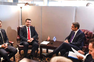 Ο Ζόραν Ζάεφ συζήτησε με τον Κυριάκο Μητσοτάκη στη Νέα Υόρκη