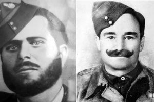 Ο Κίμωνας Ζωγραφάκης από το Καστέλλι Πεδιάδος και ο Γιάννης Εφταμηνιτάκης από το χωριό Πλάτανος Αμαρίου