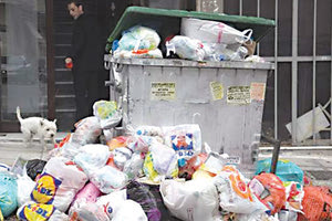 ξέχειλοι κάδοι