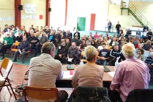 οι εκπρόσωποι του Συλλόγου Ιδιοκτητών και Κατοίκων του Ευαγγελισμού Πεδιάδος «ΚΥΠΕΡΑΣ».