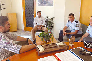 Στον Δήμο Μαλεβιζίου ο αστυνομικός διευθυντής Ηρακλείου