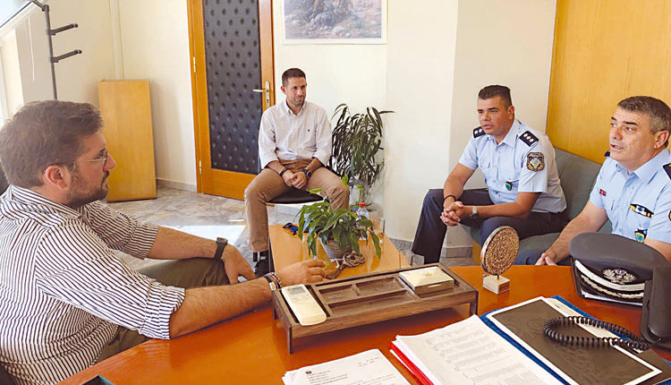 Στον Δήμο Μαλεβιζίου ο αστυνομικός διευθυντής Ηρακλείου