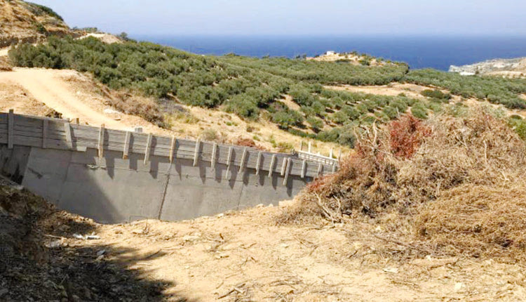 οι εργασίες στους κόμβους Αγίας Πελαγίας