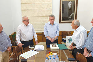 Από την τιμητική εκδήλωση στην Περιφέρεια για τον Μιχάλη Φανουράκη