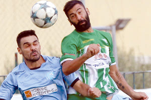 ο Πόρος με τον Γιούχτα στις Αρχάνες