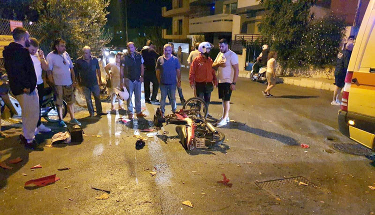 Σοβαρό τροχαίο με ντελιβερά στις Μεσαμπελιές