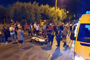 Σοβαρό τροχαίο με ντελιβερά στις Μεσαμπελιές