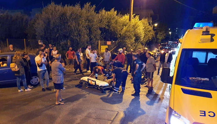 Σοβαρό τροχαίο με ντελιβερά στις Μεσαμπελιές