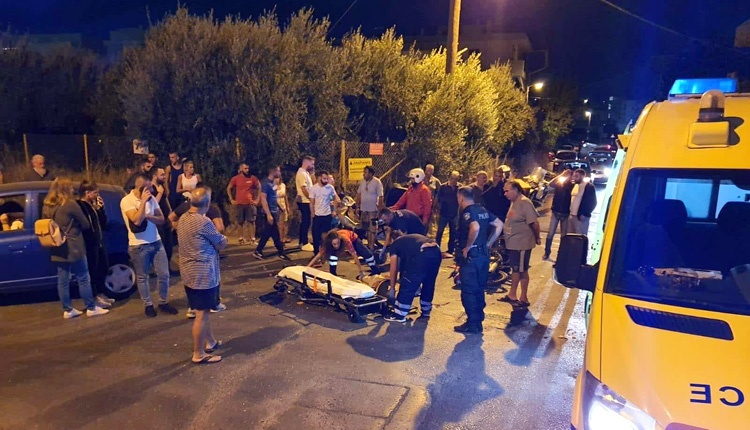 Σοβαρό τροχαίο με ντελιβερά στις Μεσαμπελιές
