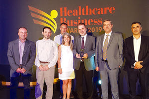 Το χρυσό βραβείο στην κατηγορία «ηλεκτρονική υγεία: ψηφιακές εφαρμογές για τη διαχείριση / υποστήριξη μονάδων υγείας» έλαβε το Κέντρο Εφαρμογών και Υπηρεσιών Ηλεκτρονικής Υγείας του Ινστιτούτου Πληροφορικής του ΙΤΕ.