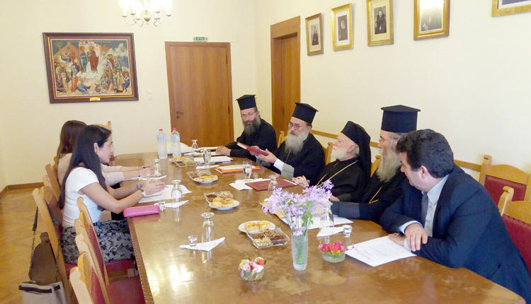 Με τον αρχιεπίσκοπο Κρήτης κ. Ειρηναίο και αντιπροσωπεία της Εκκλησίας Κρήτης συναντήθηκε το απόγευμα η Υφυπουργός Δόμνα Μιχαηλίδου.