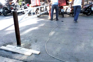 Μπάρες για τον έλεγχο της διέλευσης των οχημάτων προ της Δικαιοσύνης