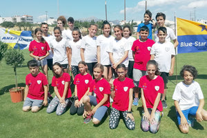 Η ομάδα στίβου της Αθλητικής Ακαδημίας Ηρακλείου