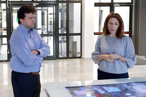 Το Ίδρυμα Τεχνολογίας Έρευνας επισκέφθηκε ο Αντιπεριφερειάρχης Ηρακλείου Νίκος Συριγωνάκης