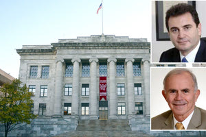 Ο δρ. Ιωάννης Ασλανίδης και ο δρ. Βασίλειος Ζαννής