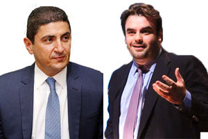 ο υπουργός Ψηφιακής Διακυβέρνησης κ. Κυριάκος Πιερρακάκης και ο υφυπουργός Αθλητισμού κ. Λευτέρης Αυγενάκης