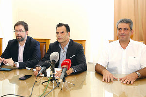 Οι εκπρόσωποι της Ελληνικής Οδοντιατρικής Ομοσπονδίας