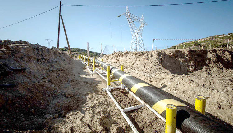 τα καλωδιακά τμήματα της Διασύνδεσης Κρήτης-Αττικής