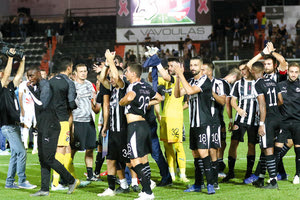 οι παίκτες του ΟΦΗ στο «Γεντί Κουλέ»