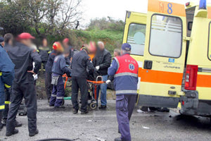 EKAB τροχαίο τραυματίας