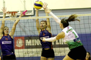 Στιγμιότυπο απο το ματς της ΓΕΗ με τον Μεσσηνιακό