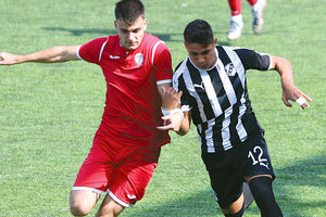 Στιγμιότυπο από το παιχνίδι της Κ19 του ΟΦΗ