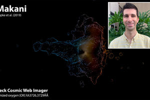 Η Απεικόνιση της δομής του γαλαξία Makani (University of Hertfordshire) και ο Δρ. Paul Sell που συνέβαλε σε αυτή την έρευνα ως ερευνητής στο Ινστιτούτο Αστροφυσικής του Ιδρύματος Τεχνολογίας και Έρευνας