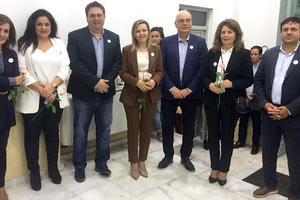 εκδήλωση που πραγματοποιήθηκε στην Περιφέρεια Κρήτης, στο πλαίσιο της συνεχιζόμενης καμπάνιας πρόληψης για τον καρκίνο του μαστού.