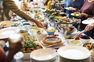 φαγητό από τους μπουφέδες των ξενοδοχείων