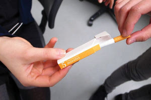 τράκα στο τσιγάρο