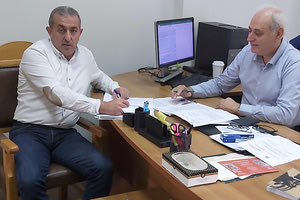 Από τη συνάντηση του βουλευτή με τον πρόεδρο του Περιφερειακού Συμβουλίου